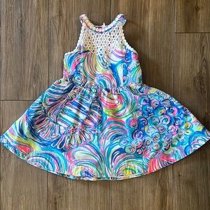 Lilly Pulitzer Colorful Swirl Kids Dress